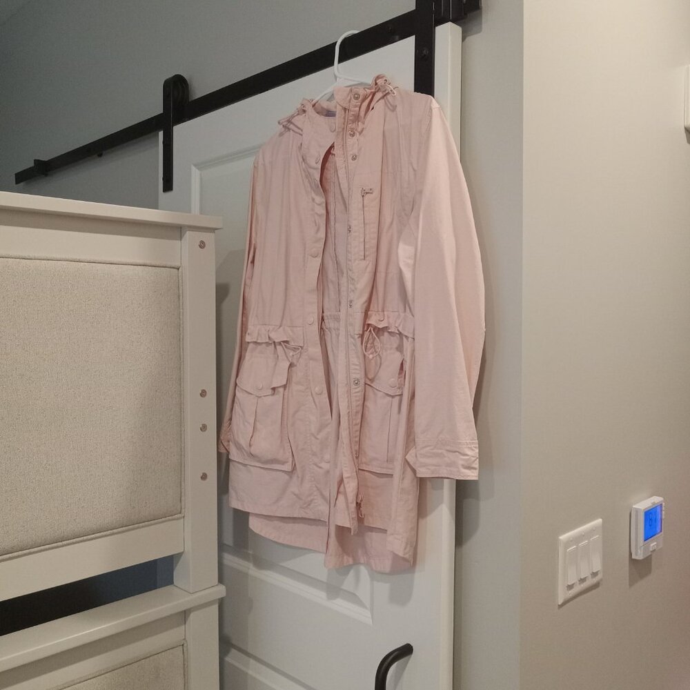 Great Light Pink Jcrew Perfect Lightweight Rain J… - image 1